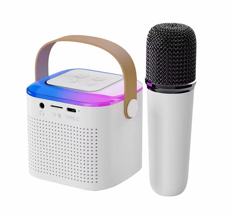 Portable Bluetooth Mini Karaoke Microphone Singing Speaker with Wireless Mic