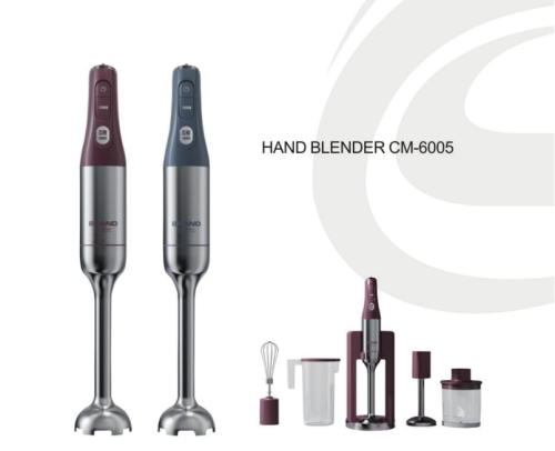 Powerful Hand Blender Adjustable Speed Control Stainless Steel Dishwasher Safe