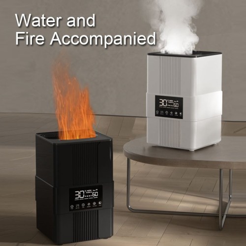 Portable Air Diffuser Humidifier with Fire Flame Effect For Home,Office,Spa & Gym