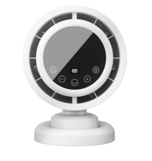 LED Mirror Desktop Bladeless Circulation Fan