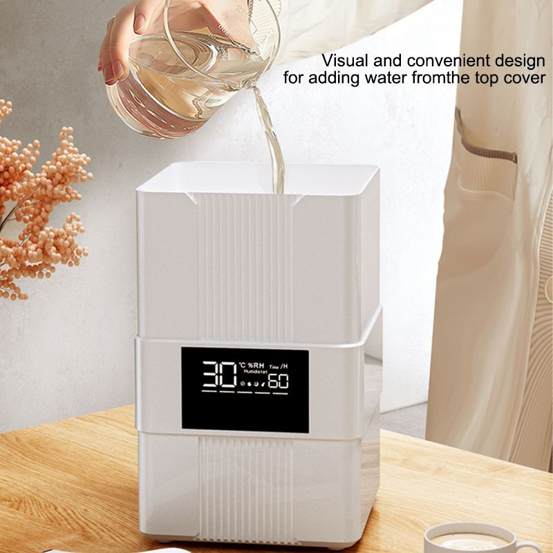 Portable Air Diffuser Humidifier with Fire Flame Effect For Home,Office,Spa & Gym