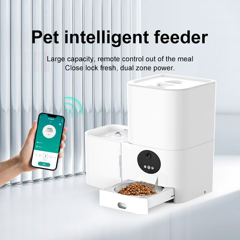 Smart Pet Feeder, Large Capacity for Healthy, Scientific Feeding and Drinking