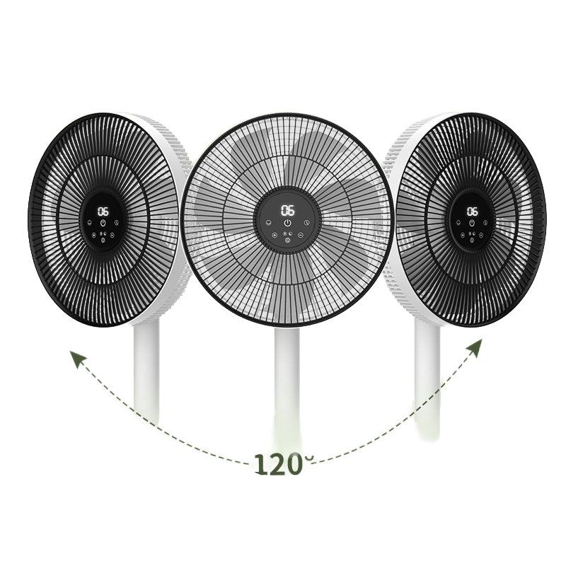 Portable 12″ Slim Pedestal Fan – Powerful Cooling, Versatile Mechanic Design