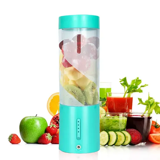 Wholesale USB  Electric 6 Blades Mini Juicer Blender Bottles