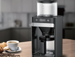 Coffee Maker LED HD Display of Temp,Time Function w/Touch-Key Button