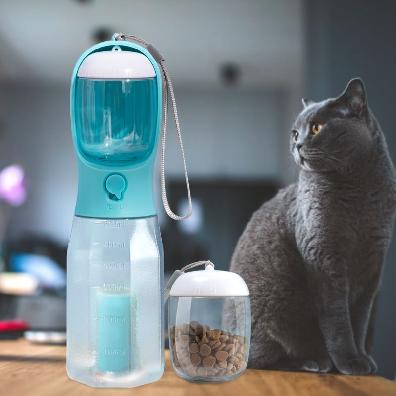 The "3-in-1 Pet Bottle" Serves As a Drink Container, Food Dispenser &  Outdoor Cleaning Little MasterSeal & Leak Proof