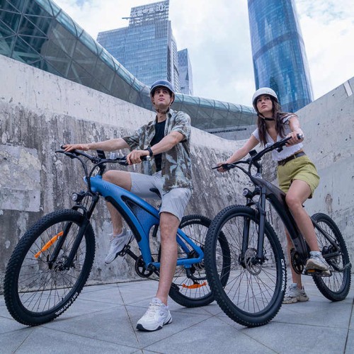 9 Speed Electric Mountain Bike Electric City Bike MTB Fat Tire Adult Electronic Bike